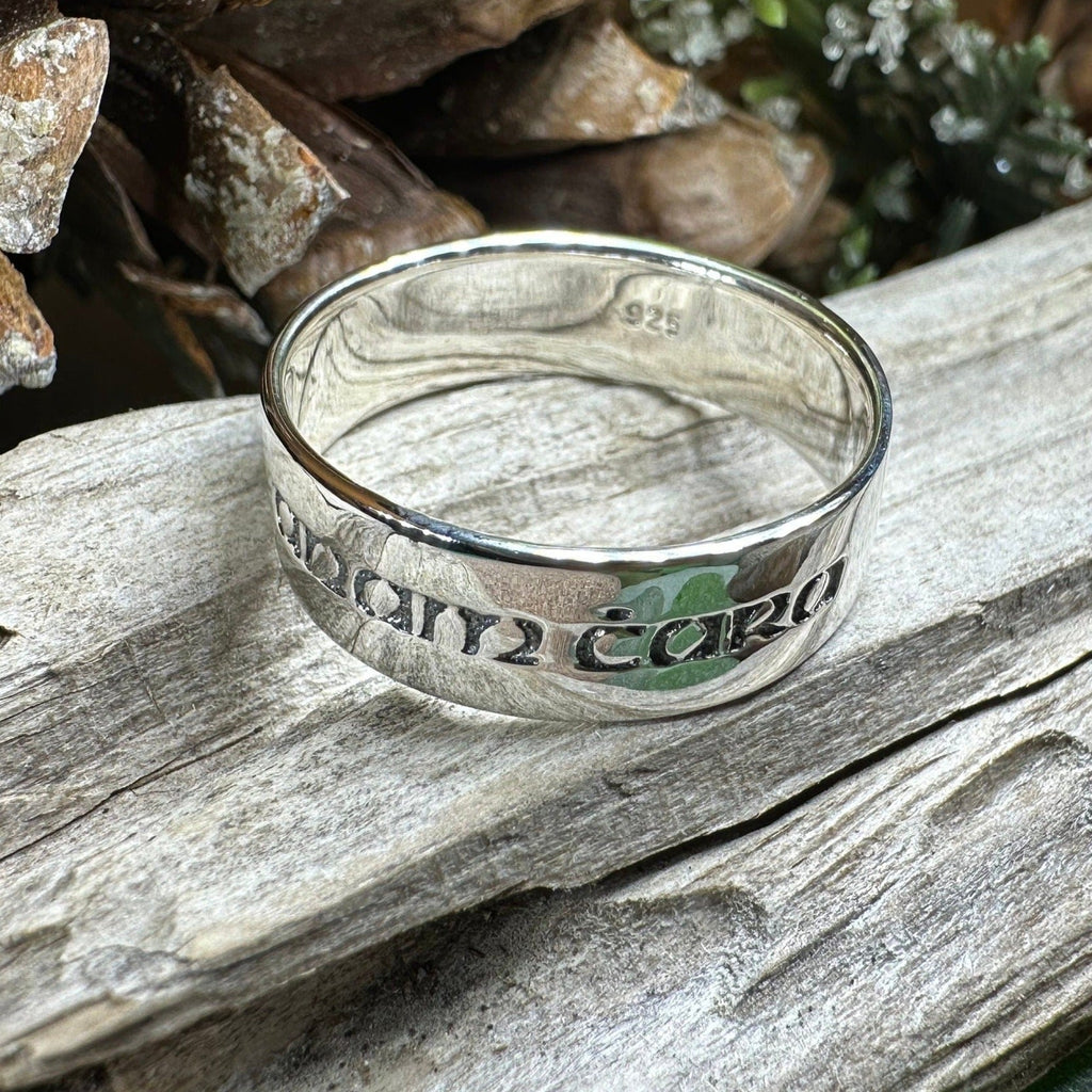 Gaelic Anam Cara Soulmate Ring in Sterling Silver Ring La Vie Bien Gaelic Anam Cara Soulmate Ring in Sterling Silver