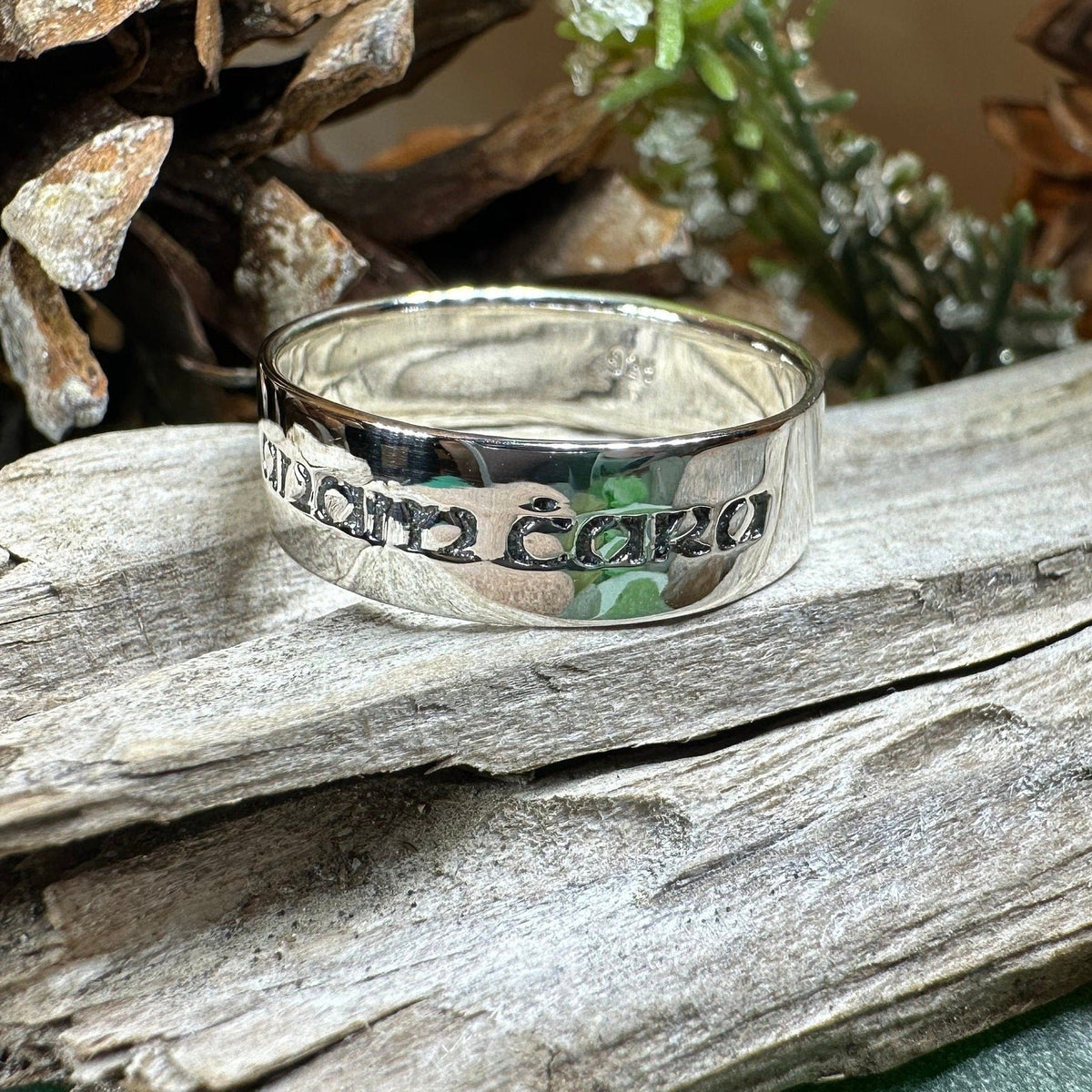 Gaelic Anam Cara Soulmate Ring in Sterling Silver Ring La Vie Bien Gaelic Anam Cara Soulmate Ring in Sterling Silver