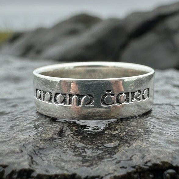 Gaelic Anam Cara Soulmate Ring in Sterling Silver Ring La Vie Bien Gaelic Anam Cara Soulmate Ring in Sterling Silver