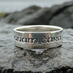 Gaelic Anam Cara Soulmate Ring in Sterling Silver Ring La Vie Bien Gaelic Anam Cara Soulmate Ring in Sterling Silver
