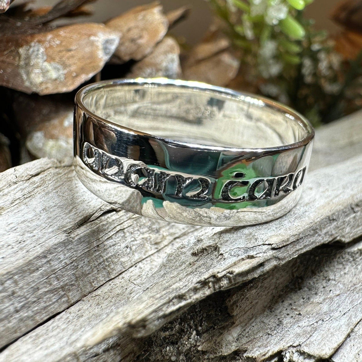 Gaelic Anam Cara Soulmate Ring in Sterling Silver Ring La Vie Bien Gaelic Anam Cara Soulmate Ring in Sterling Silver