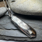 Gaelic Brave Ogham Necklace - Made in Ireland Pendant La Vie Bien Gaelic Brave Ogham Necklace - Made in Ireland