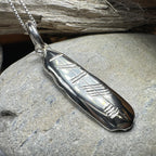 Gaelic Brave Ogham Necklace - Made in Ireland Pendant La Vie Bien Gaelic Brave Ogham Necklace - Made in Ireland