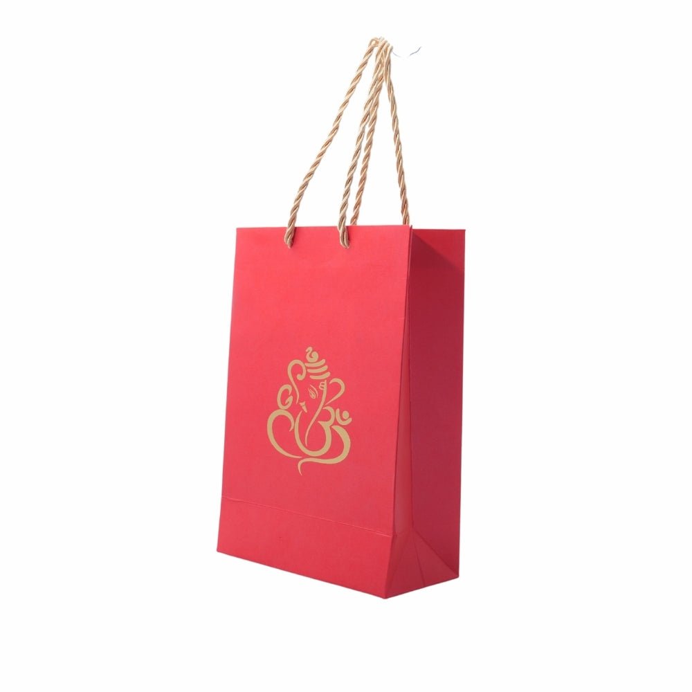 Ganesha / Ganpati Printed Paper Bag, Set of 10 Favors & Return Gifts La Vie Bien Ganesha / Ganpati Printed Paper Bag, Set of 10