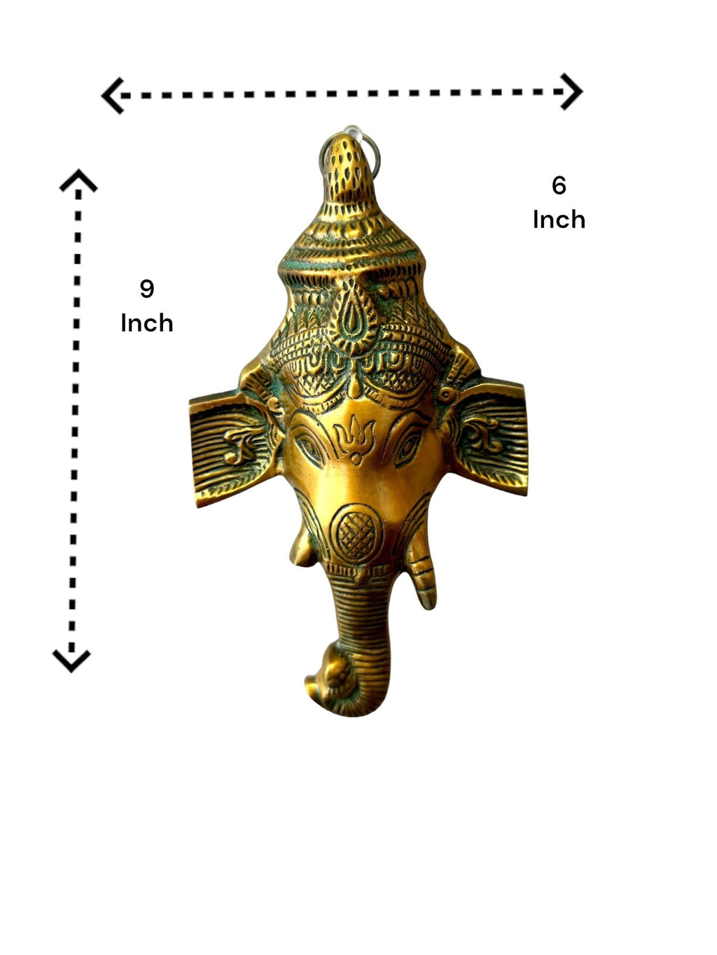 Ganesha Head Idol Mandir items La Vie Bien Ganesha Head Idol