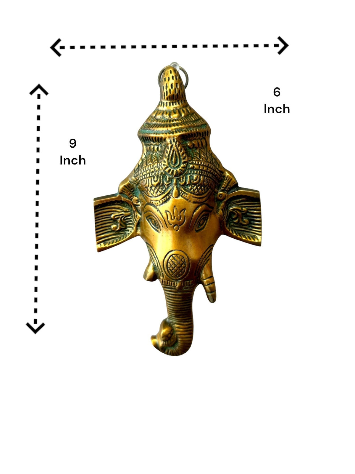 Ganesha Head Idol Mandir items La Vie Bien Ganesha Head Idol