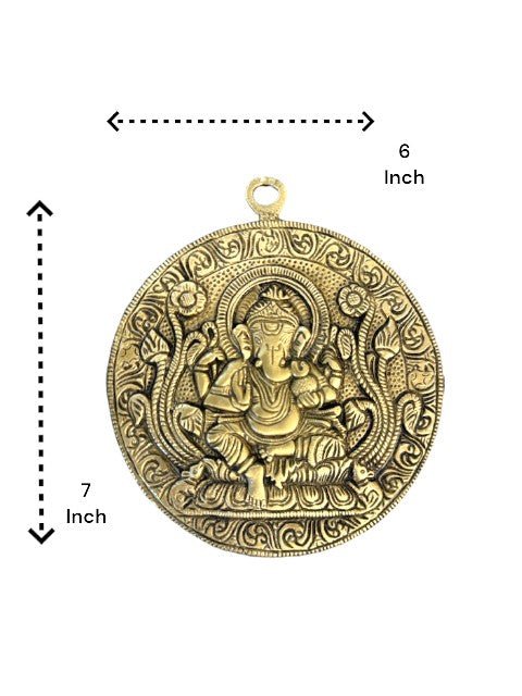 Ganesha Wall Hanging Mandir items La Vie Bien Ganesha Wall Hanging