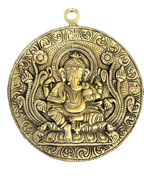 Ganesha Wall Hanging Mandir items La Vie Bien Ganesha Wall Hanging