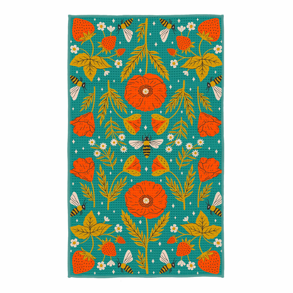 Garden Buzz Kitchen & Tea Towel