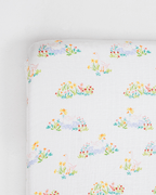 Garden Goose Crib Sheet Crib Sheets La Vie Bien Garden Goose Crib Sheet