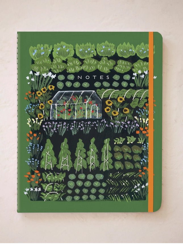 Garden Greenhouse Sewn Trio Notebook Set