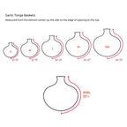 Garlic Tonga Sculptural Basket - XXL La Vie Bien Garlic Tonga Sculptural Basket - XXL