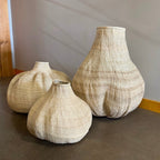 Garlic Tonga Sculptural Basket - XXL La Vie Bien Garlic Tonga Sculptural Basket - XXL