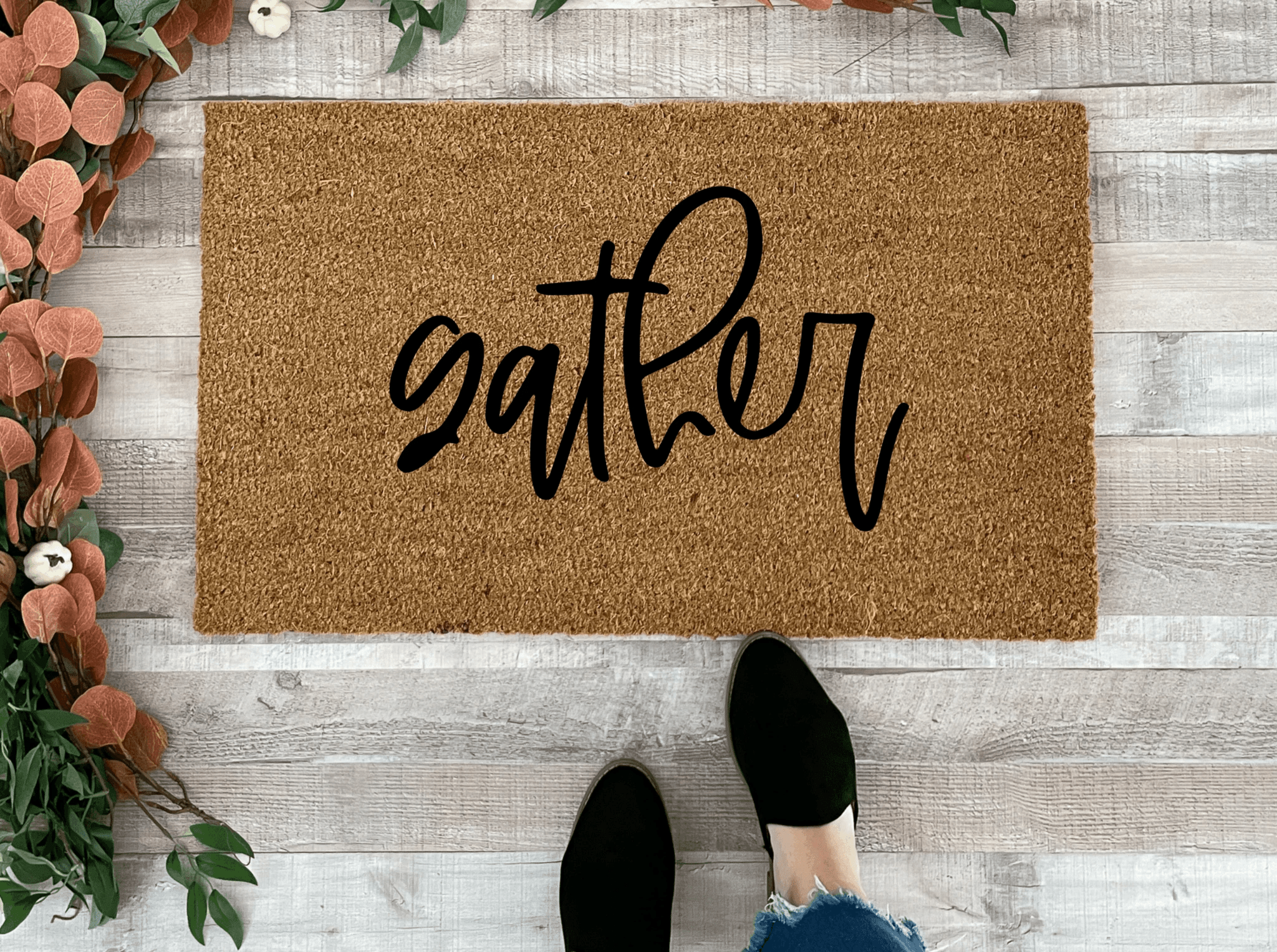 Gather Fall Doormat by Nickel Designs Custom Doormats
