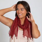 Gauzy Guatemalan Scarf Scarves & Bandanas La Vie Bien Gauzy Guatemalan Scarf
