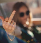 Gay All Day & Le Dollar Bean Ring Finger Rings La Vie Bien Gay All Day & Le Dollar Bean Ring