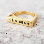 Gay All Day & Le Dollar Bean Ring Finger Rings La Vie Bien Gay All Day & Le Dollar Bean Ring