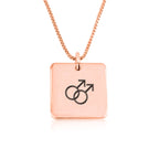 Gay Pride Necklace La Vie Bien Gay Pride Necklace