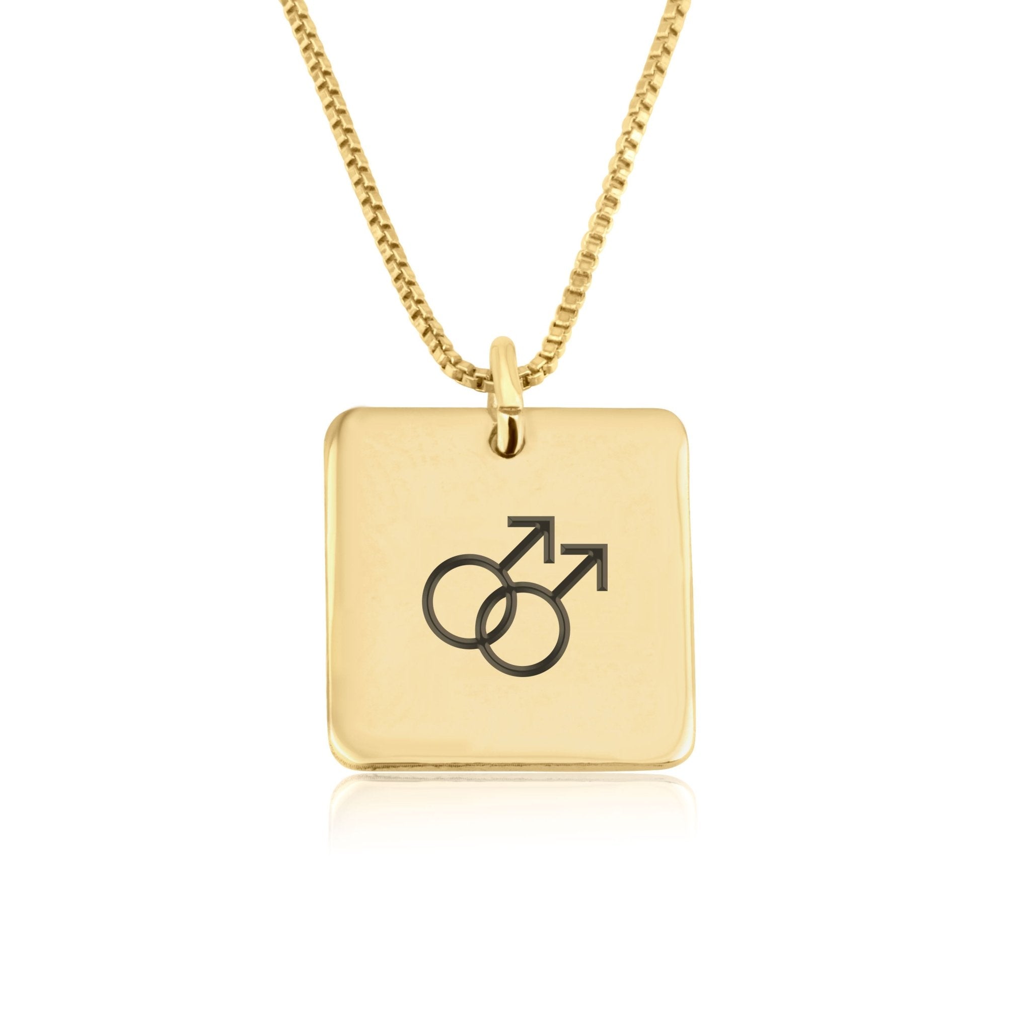 Gay Pride Necklace La Vie Bien Gay Pride Necklace