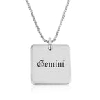 Gemini Charm Necklace La Vie Bien Gemini Charm Necklace