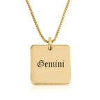 Gemini Charm Necklace La Vie Bien Gemini Charm Necklace