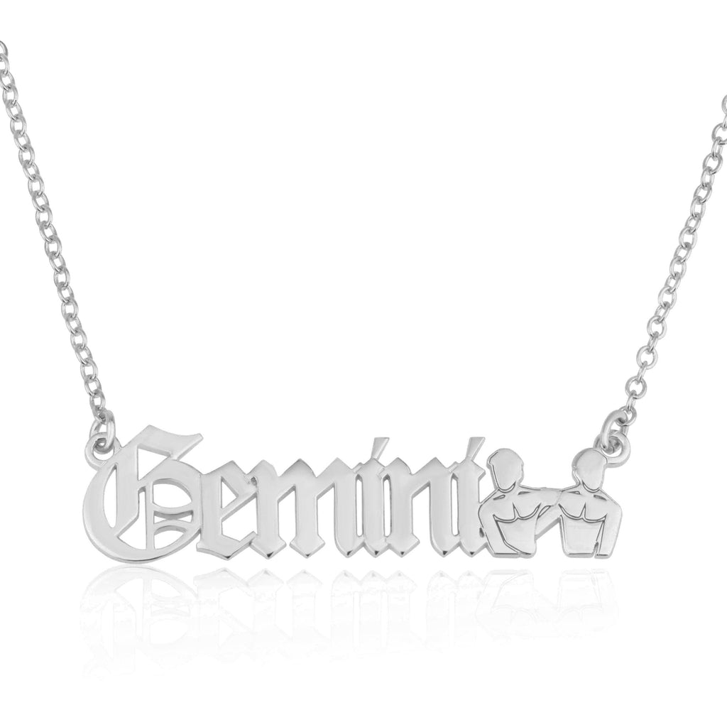 Gemini Symbol Necklace La Vie Bien Gemini Symbol Necklace