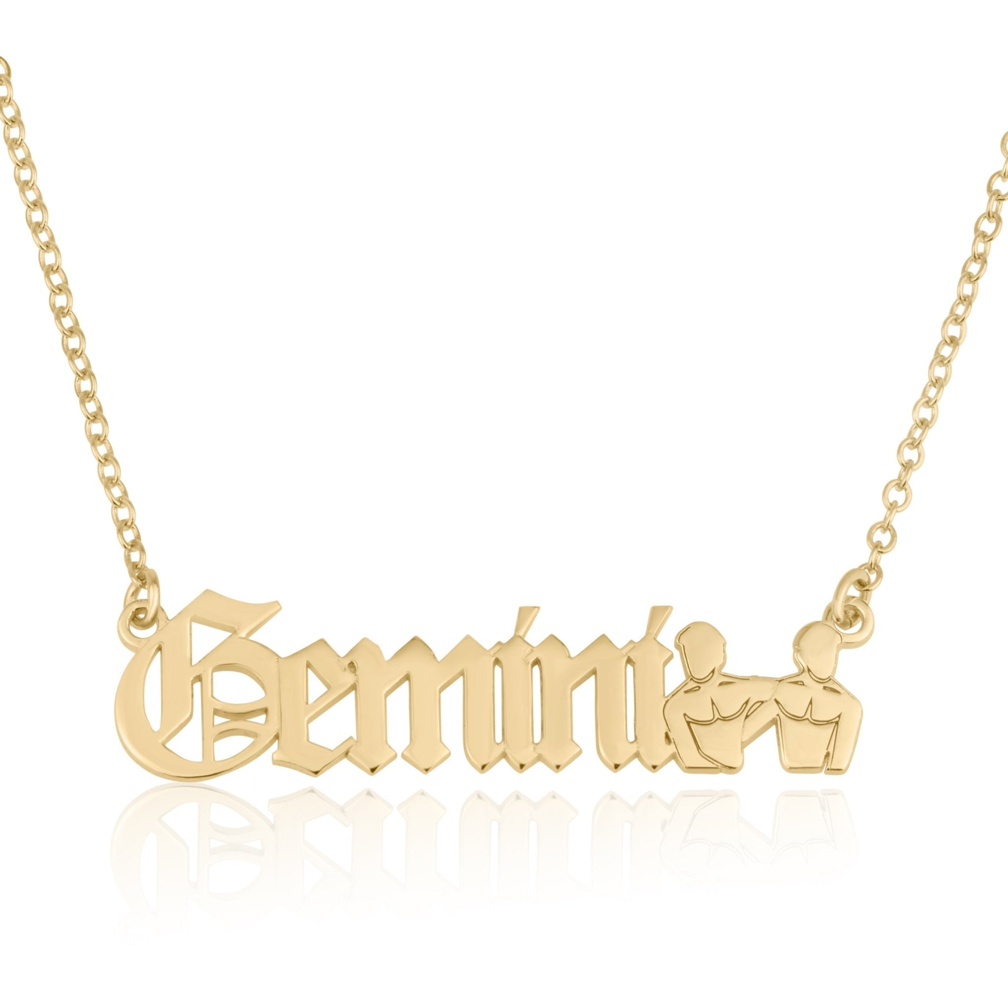 Gemini Symbol Necklace La Vie Bien Gemini Symbol Necklace