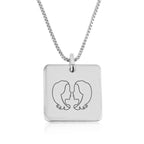 Gemini Zodiac Necklace La Vie Bien Gemini Zodiac Necklace
