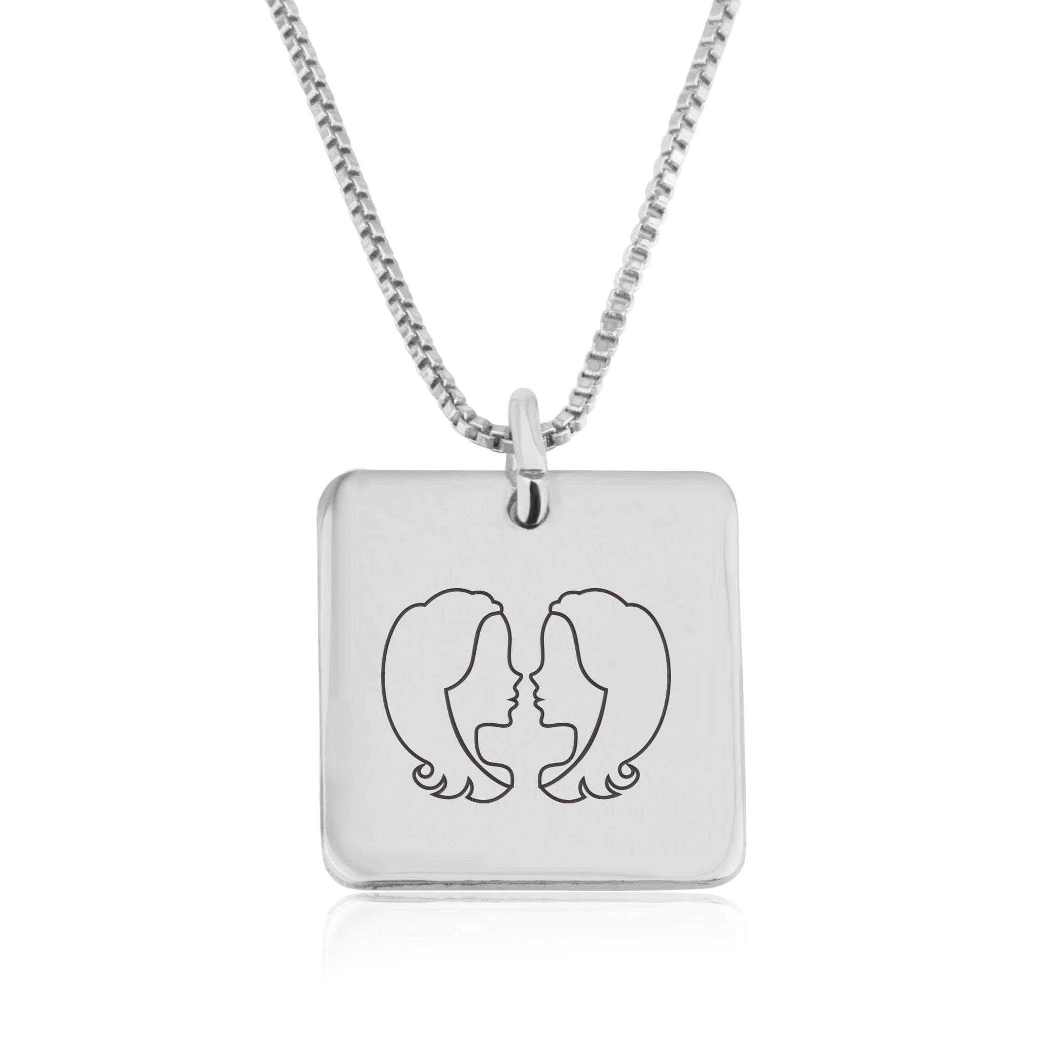 Gemini Zodiac Necklace La Vie Bien Gemini Zodiac Necklace