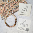Gemstone Diffuser Bracelet - Oak Jasper + Riverstone + Rosewood
