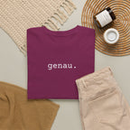 Genau German Minimalist typewriter cotton Tee T-Shirt La Vie Bien Genau German Minimalist typewriter cotton Tee