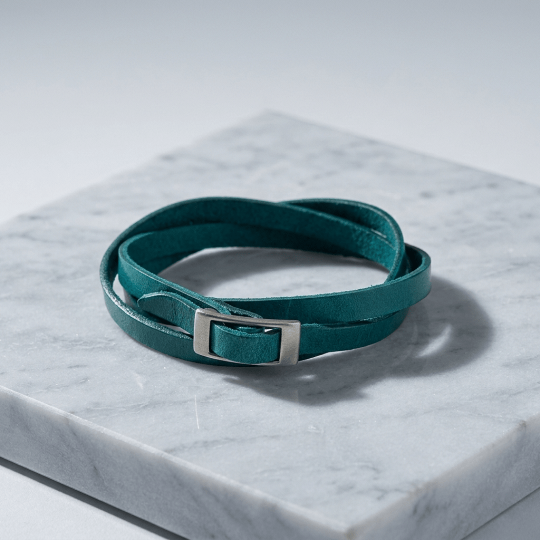 Genuine Leather Wrap Bracelet – Handmade in Thailand Jewelry La Vie Bien Genuine Leather Wrap Bracelet – Handmade in Thailand