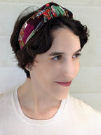 Geo Paisley Velvet Headband Headbands La Vie Bien Geo Paisley Velvet Headband