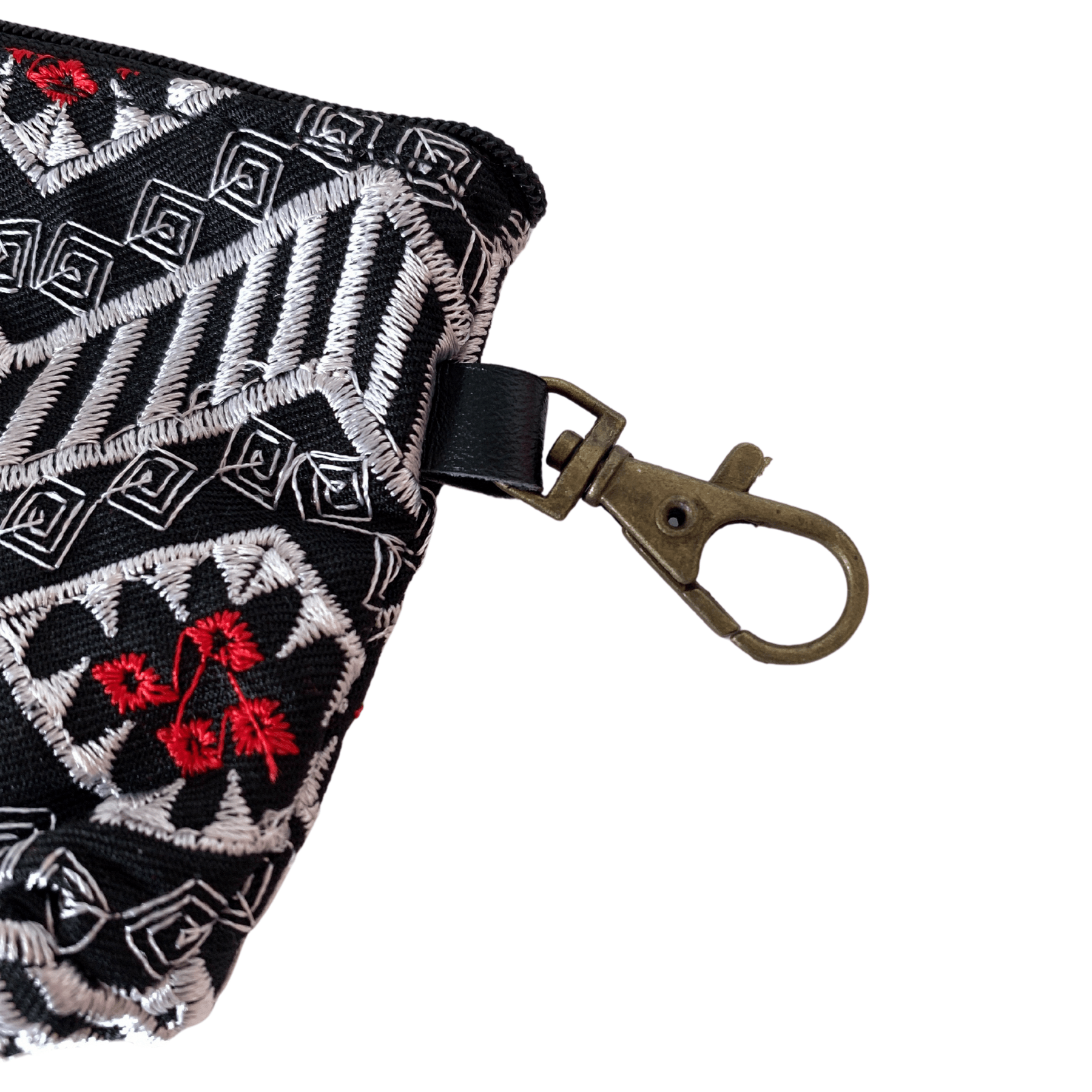 Geometric Boho Coin Purse with Lobster Clasp - Thailand Bags La Vie Bien Geometric Boho Coin Purse with Lobster Clasp - Thailand