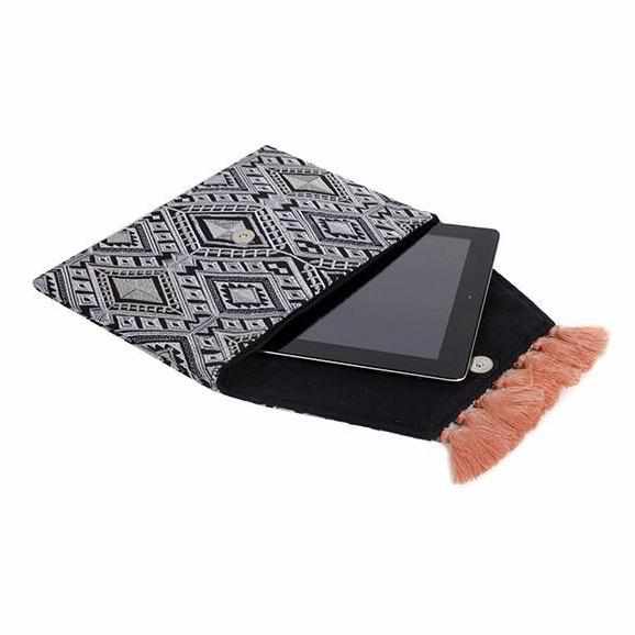 Geometric Clutch Bag With Tassels - Thailand Bags La Vie Bien Geometric Clutch Bag With Tassels - Thailand