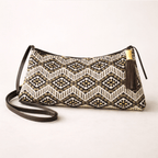 Geometric Crossbody Embroidered Bag - Thailand Bags La Vie Bien Geometric Crossbody Embroidered Bag - Thailand