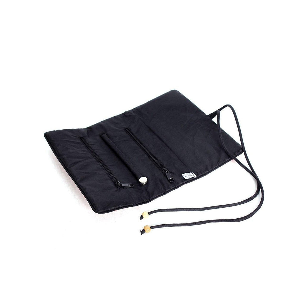 Geometric Hmong Foldover Yarn Piped Wallet - Thailand Bags La Vie Bien Geometric Hmong Foldover Yarn Piped Wallet - Thailand