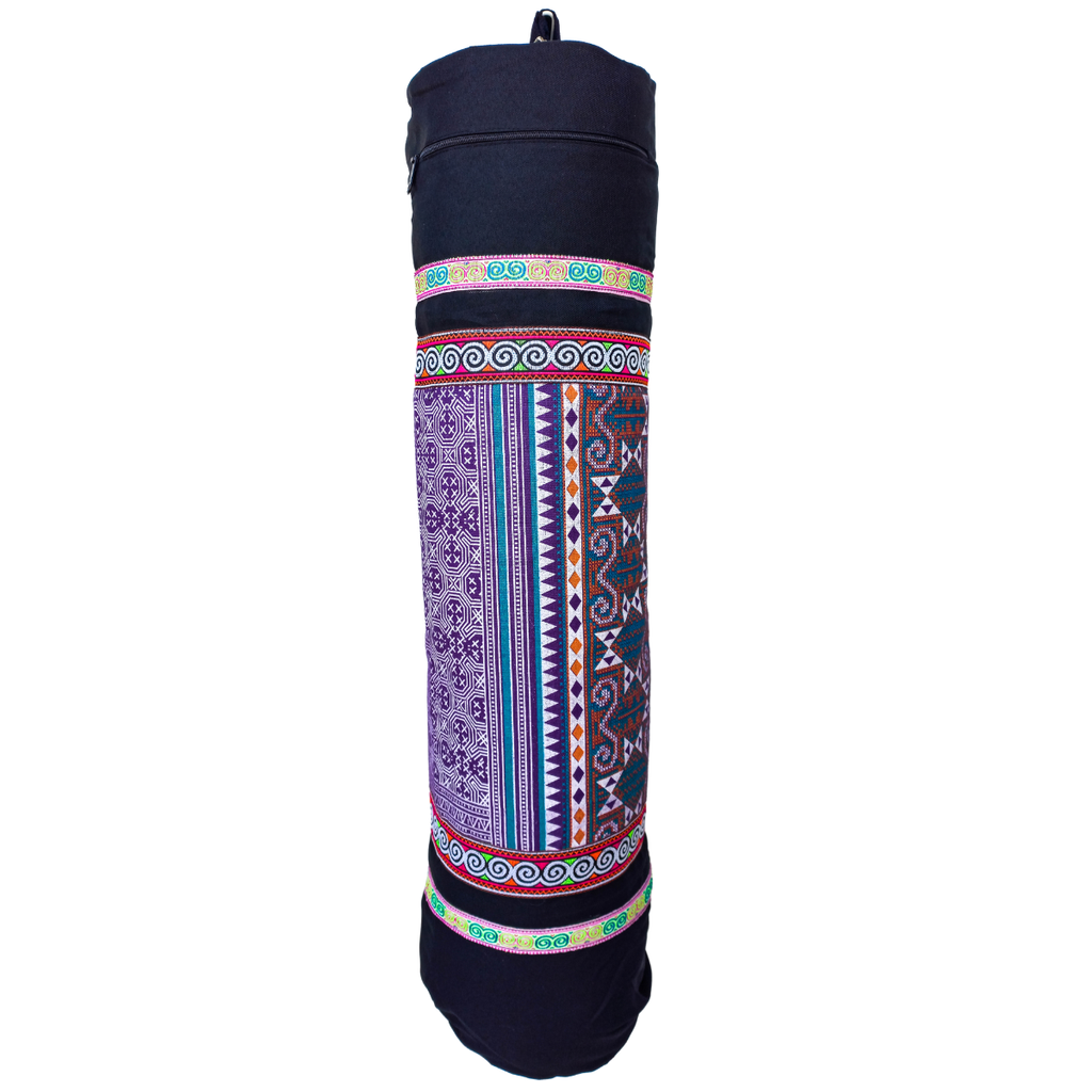 Geometric Hmong Yoga Bag - Thailand Bags La Vie Bien Geometric Hmong Yoga Bag - Thailand