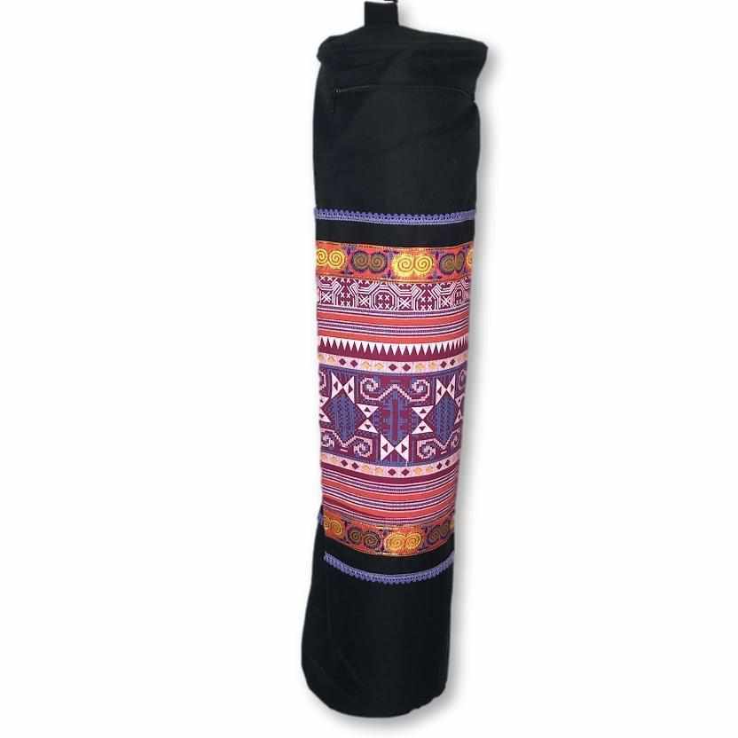 Geometric Hmong Yoga Bag - Thailand Bags La Vie Bien Geometric Hmong Yoga Bag - Thailand