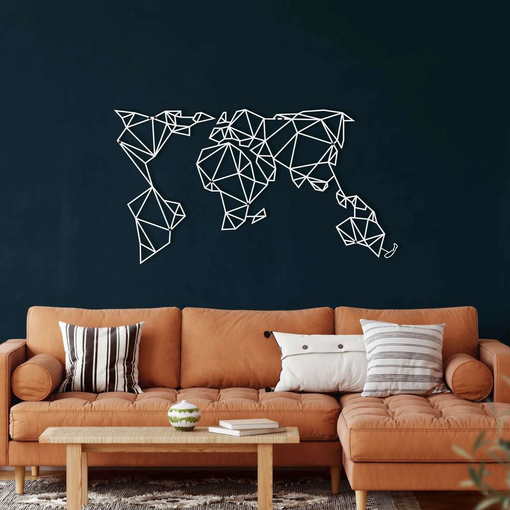 Geometric World Map by Dekadron