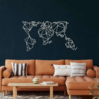 Geometric World Map by Dekadron