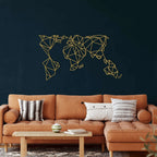 Geometric World Map by Dekadron