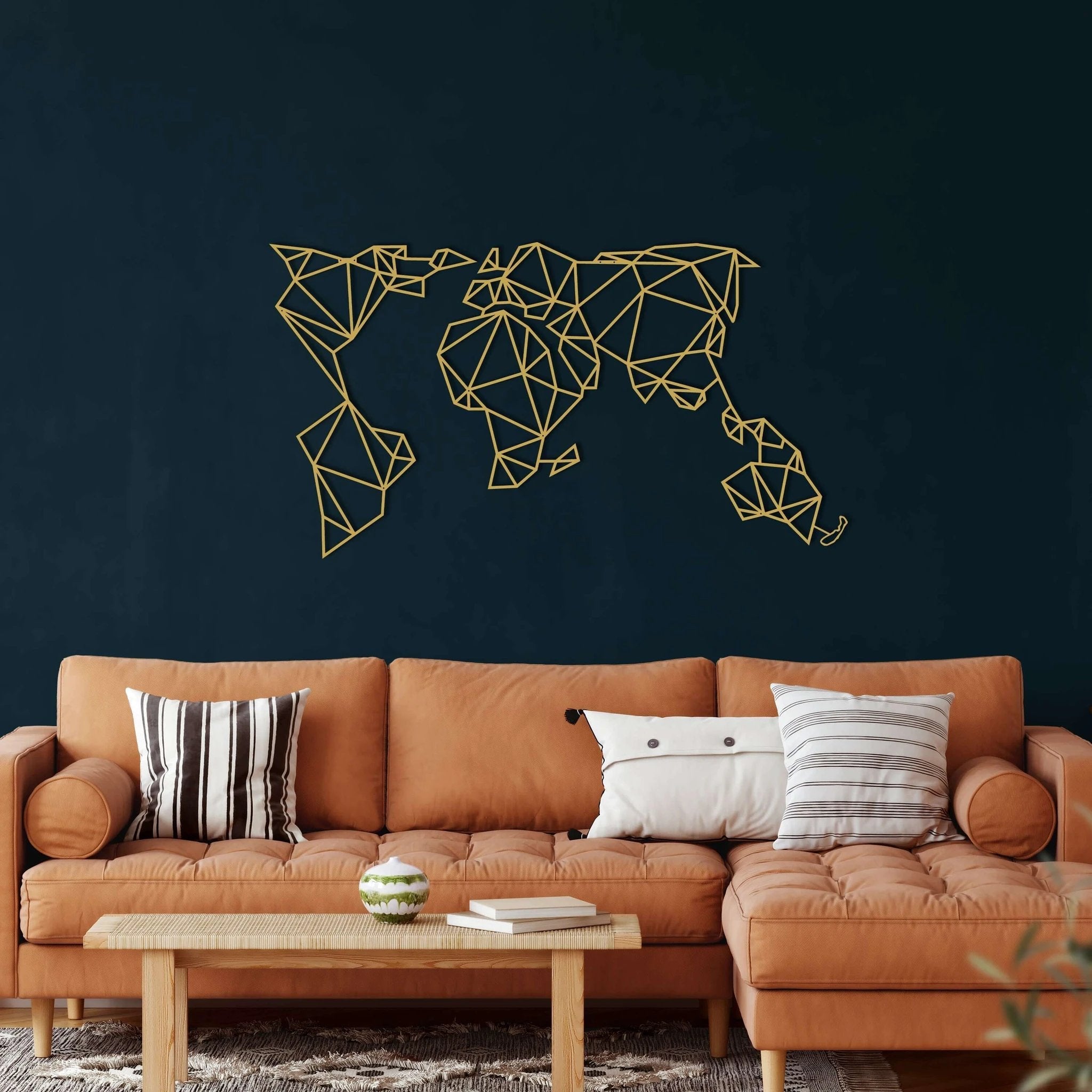 Geometric World Map by Dekadron