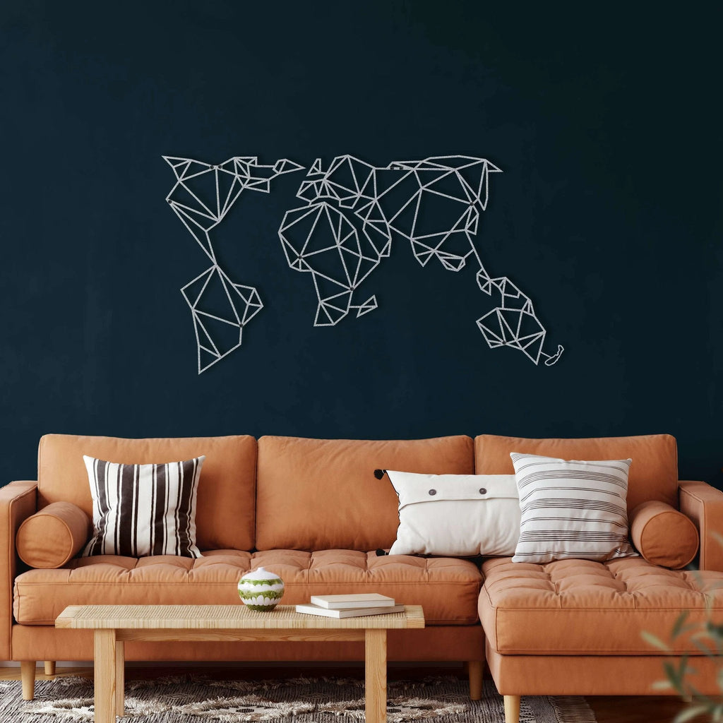 Geometric World Map by Dekadron