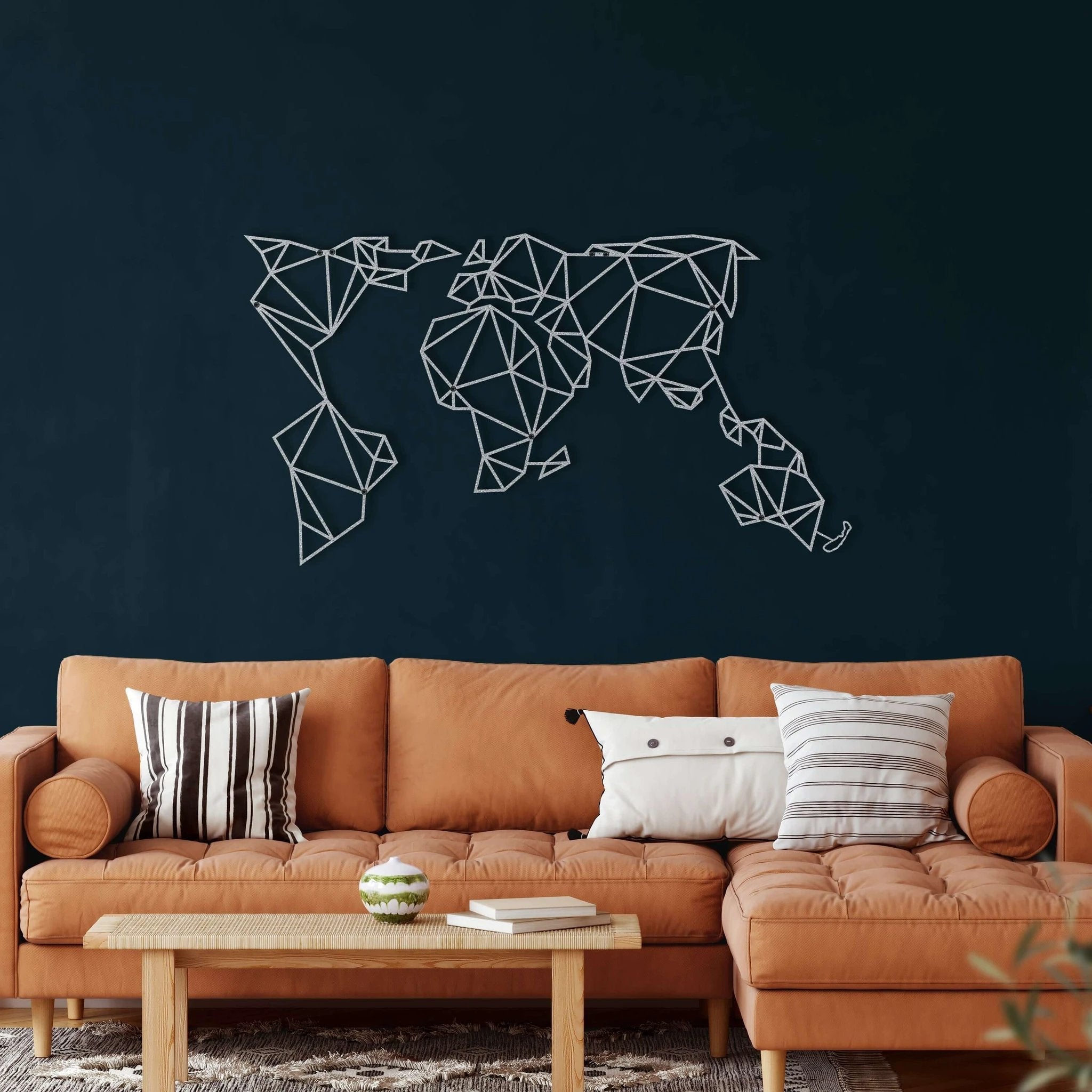 Geometric World Map by Dekadron