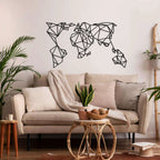Geometric World Map by Dekadron