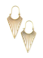 Geometric Triangle Hoops by Fair Anita