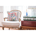 Georgia Hand - Embroidered Pillow Pillows La Vie Bien Georgia Hand - Embroidered Pillow