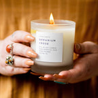 Geranium + Rose - Signature Candle Frosted Candles La Vie Bien Geranium + Rose - Signature Candle