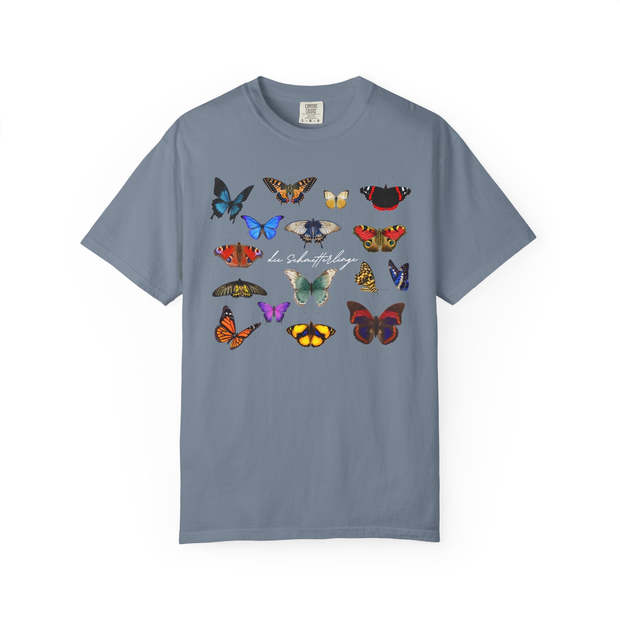 German 'die Schmetterlinge' Butterflies T-Shirt, Comfort Colors, gift for German speaker T-Shirt La Vie Bien German 'die Schmetterlinge' Butterflies T-Shirt, Comfort Colors, gift for German speaker